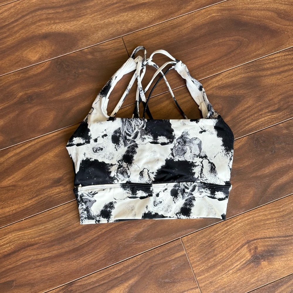 BuffBunny New Revolution Bra XS Rose print black and white